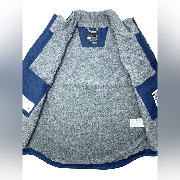 New Carhartt Mens FLAME-RESISTANT QUICK DUCK SHERPA LINED VEST Flame Resistant - Picture 4 of 5